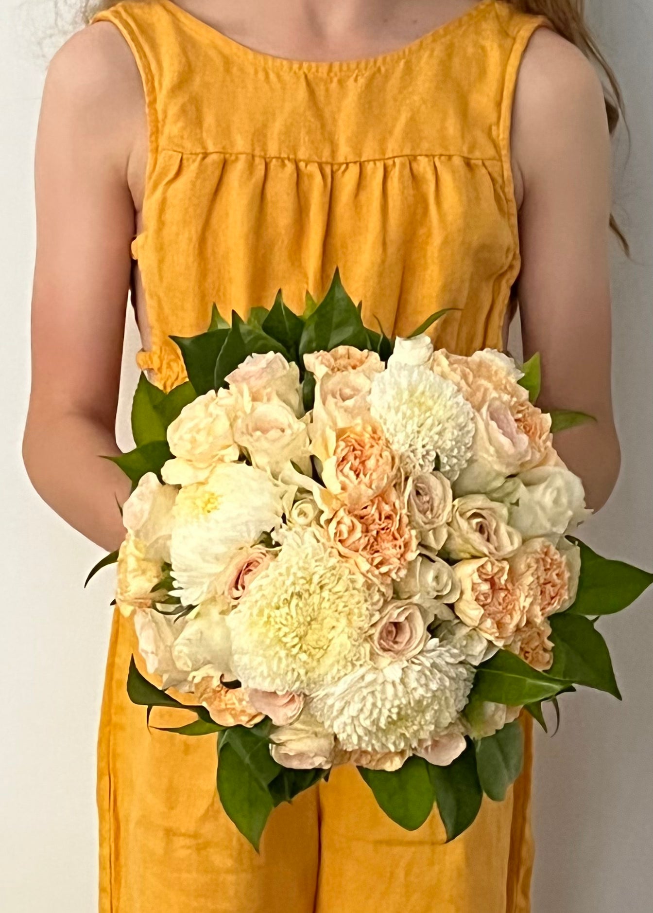 Large Bridal Bouquet - Peaches & Cream