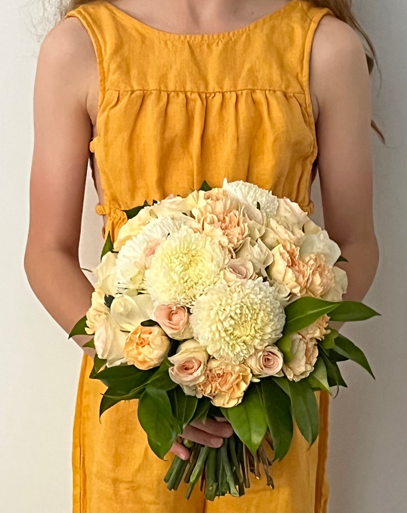 Large Bridal Bouquet - Peaches & Cream