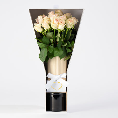 The Rose Affair - Premium White Roses