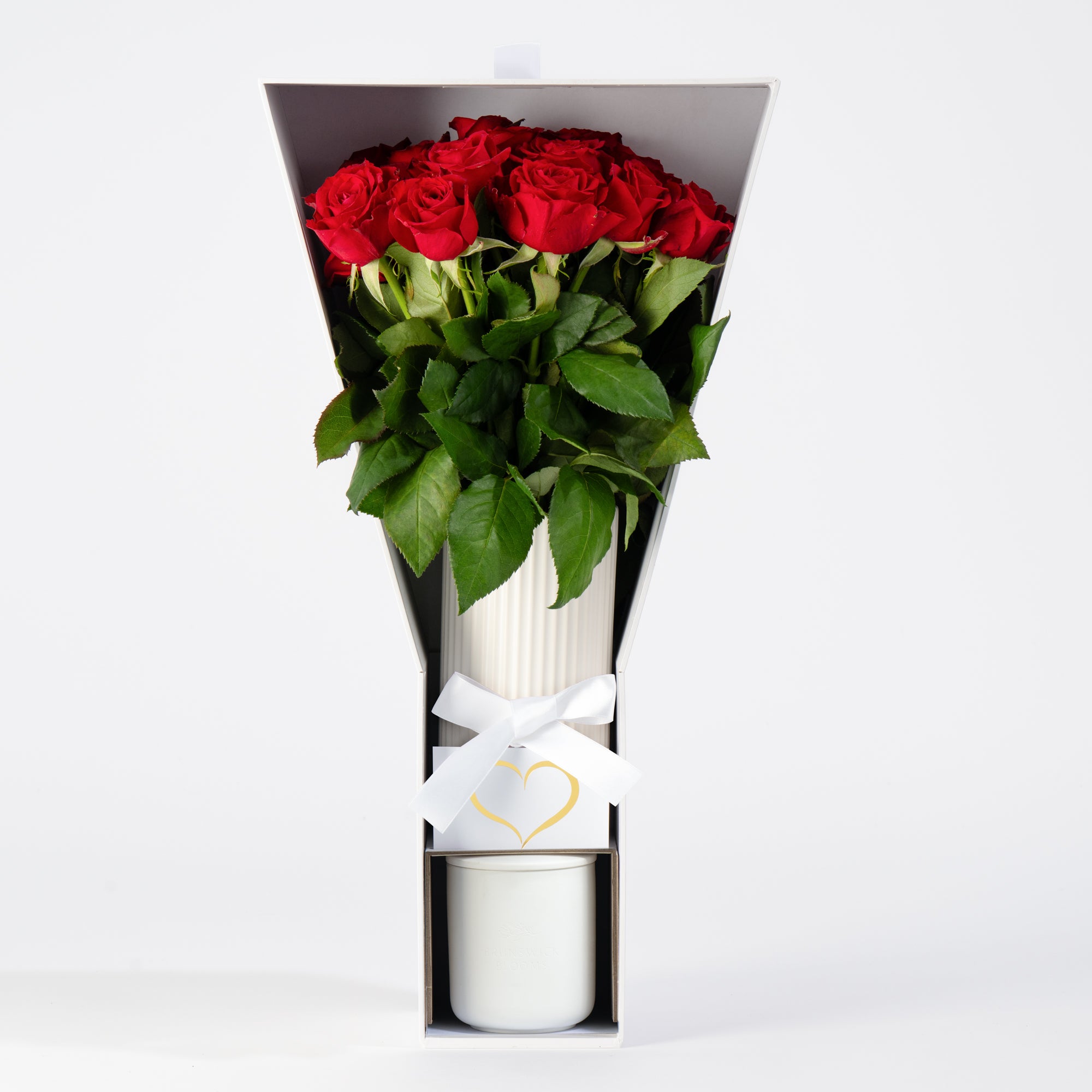 The Luxe Red Bouquet - Premium Red Roses