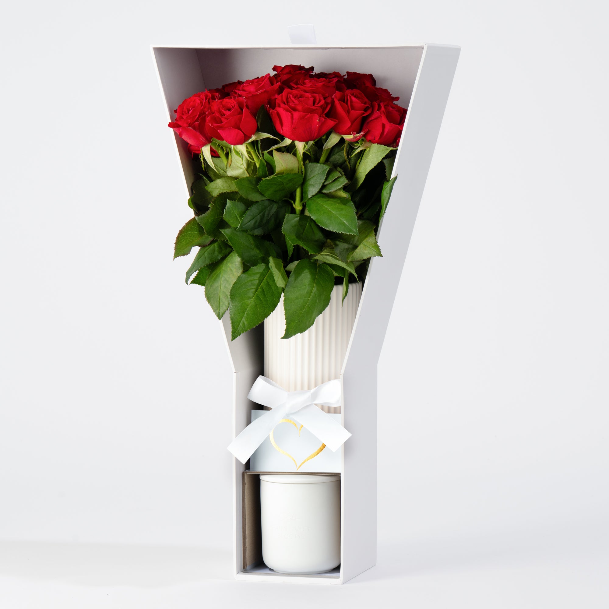The Luxe Red Bouquet - Premium Red Roses