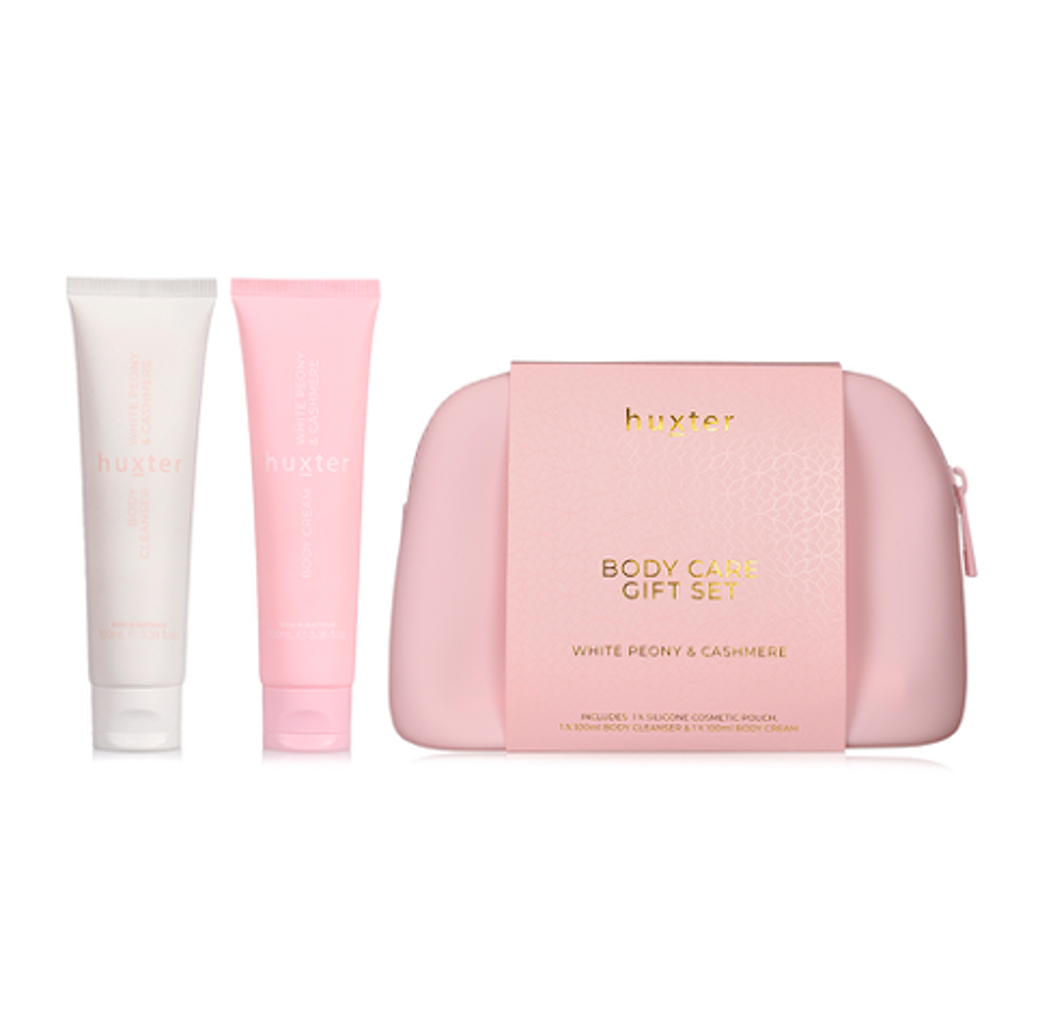 Huxter - Body Care Gift Set - White Peony & Cashmere
