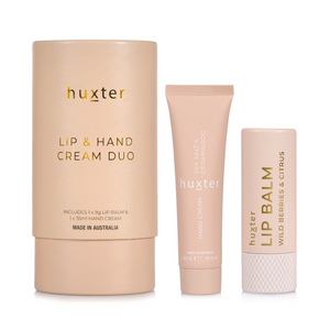 Huxter - Lip & Hand Cream Duo - Neutral - Sea Salt & Cedarwood
