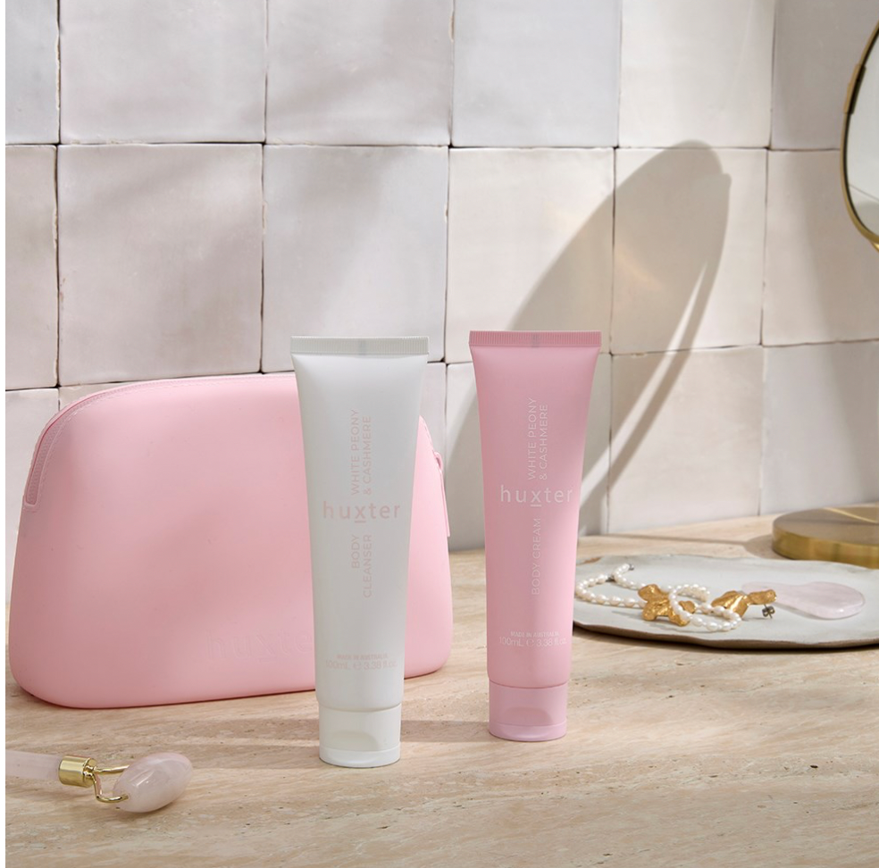 Huxter - Body Care Gift Set - White Peony & Cashmere