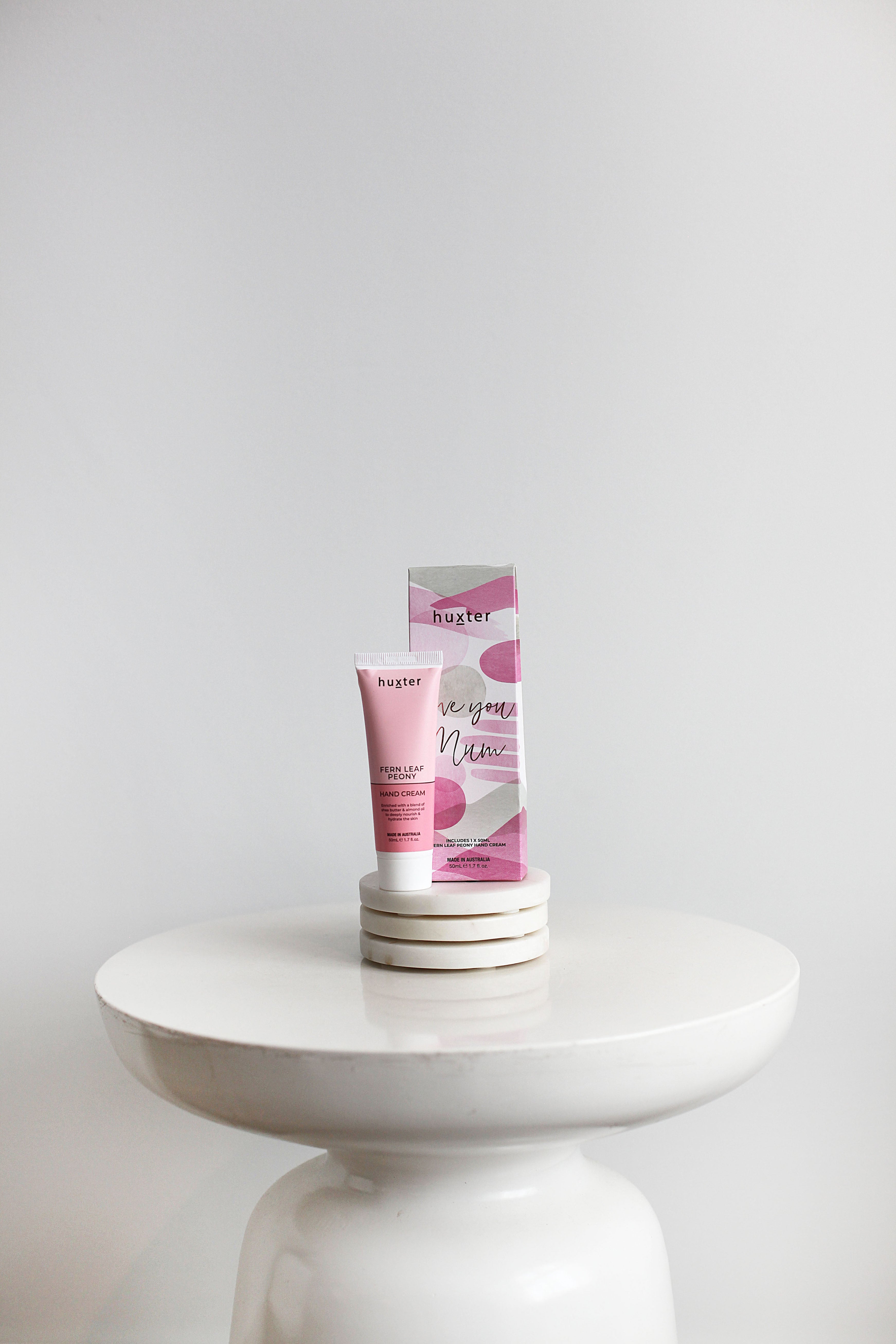 Mothers Hand Cream Gift Box - LOVE YOU MUM - Fern Leaf Peony 50ml