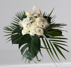 Elope Bridal Bouquet - White & Green