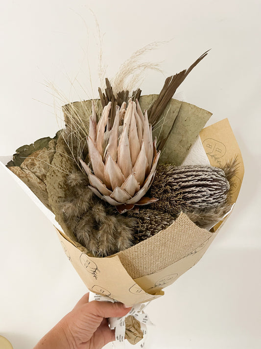 Preserved-Dried Protea Flower Bouquet Dried Florals by BLOOMINGFUL